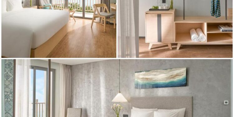 Phòng Deluxe được thiết kế theo phong cách hiện đại, tối giản với những gam màu nhã nhặn. (Nguồn: Internet)